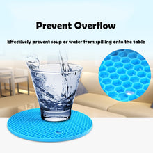 Load image into Gallery viewer, Kitchen Tools Gadgets 18/14cm Silicone Mat Heat Resistant Cup Mat Coasters Round Non-slip Table Placemat Kitchen Accessories M.
