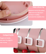 Load image into Gallery viewer, Stainless Steel Heat Preservation Lunch Box 1 Pieces Adult Business Bento Box Food Container For Kids Portable Picnic School