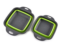 Load image into Gallery viewer, Kitchen Accessories Tools Fold-able Fruit Vegetable Washing Basket Strainer Portable Colander Collapsible Drainer Kitchen Gadgets