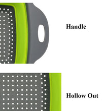 Load image into Gallery viewer, Kitchen Accessories Tools Fold-able Fruit Vegetable Washing Basket Strainer Portable Colander Collapsible Drainer Kitchen Gadgets