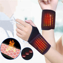 Load image into Gallery viewer, Wrist Support 1 Pair Magnetic Therapy Tourmaline Self-heating Wristband Sports Wrist Brace Belt Support Protector Sports Safety