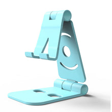 Load image into Gallery viewer, Portable Mini Mobile Phone Holder Foldable Desk Stand Holder 4 Degrees Adjustable Universal for iPhone Andorid Phone
