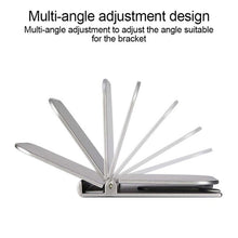 Load image into Gallery viewer, Portable Mini Mobile Phone Holder Foldable Desk Stand Holder 4 Degrees Adjustable Universal for iPhone Andorid Phone