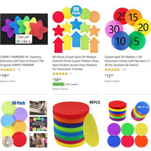 Load image into Gallery viewer, Premium nylon carpet marker perfect Kids educational and game-markers carpet dot mark