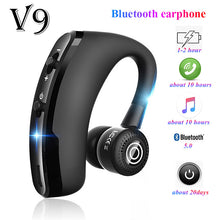 Load image into Gallery viewer, V9 earphones Bluetooth headphones Handsfree wireless headset Business headset Drive Call Sports earphones for iphone Samsung