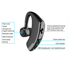 Load image into Gallery viewer, V9 earphones Bluetooth headphones Handsfree wireless headset Business headset Drive Call Sports earphones for iphone Samsung