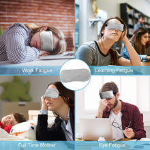Load image into Gallery viewer, Lavender Heated Eye Mask for Sleeping USB Heated Eye Mask Warm Steam Dry Eye Mask Electric Temperature Heating Hot Eye Mask