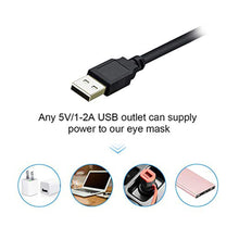 Load image into Gallery viewer, Lavender Heated Eye Mask for Sleeping USB Heated Eye Mask Warm Steam Dry Eye Mask Electric Temperature Heating Hot Eye Mask