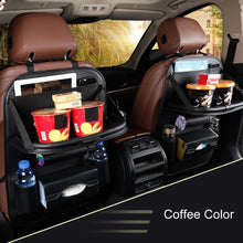 Load image into Gallery viewer, The New Durable Multifunction Foldable Adjustable Auto Car Backseat Snacks PC Storage Bag Sundries Organizer