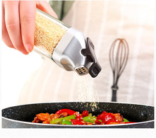 Load image into Gallery viewer, Kitchen Jars For Spices Rotating Glass Cruet Seasoning Jar Set BBQ Pepper Salt Shakers Paprika Bottle Kitchen Storage Rack Jar