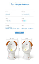 Load image into Gallery viewer, Baby Boy Potty Toilet Training Wall-Mounted Animal Urinal For Children Stand Vertical Urinal Kid Adjustable Pee Kids Pot Trainer
