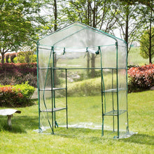 Load image into Gallery viewer, Corrosion-resistant Plant Flowers Cover PVC Greenhouse Cover Waterproof Anti-UV Gardening Protect Plants (without Iron Stand)