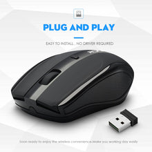 Load image into Gallery viewer, Rocketek USB Wireless Mouse 2.4G 1600DPI 3 buttons ergonomic for imac pro macbook laptop computer pc optical mini mice silent