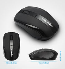 Load image into Gallery viewer, Rocketek USB Wireless Mouse 2.4G 1600DPI 3 buttons ergonomic for imac pro macbook laptop computer pc optical mini mice silent