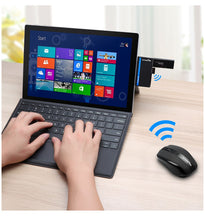 Load image into Gallery viewer, Rocketek USB Wireless Mouse 2.4G 1600DPI 3 buttons ergonomic for imac pro macbook laptop computer pc optical mini mice silent