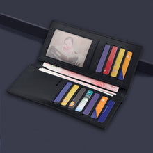 Load image into Gallery viewer, men's wallet microfiber leather long purse carteira masculina hombre billeteras thin porte 2019 men wallets of leather genuine