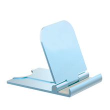 Load image into Gallery viewer, Portable Mini Mobile Phone Holder Foldable Desk Stand Holder 4 Degrees Adjustable Universal for iPhone Andorid Phone