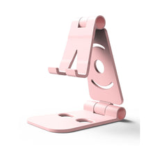 Load image into Gallery viewer, Portable Mini Mobile Phone Holder Foldable Desk Stand Holder 4 Degrees Adjustable Universal for iPhone Andorid Phone