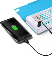 Load image into Gallery viewer, 2020 New Creative Multifunctional Pencil Case With Led Light Usb Mini Fan Student Stationery Box Korean Pencil Case Boy And Girl