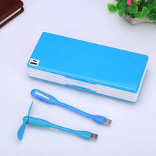 Load image into Gallery viewer, 2020 New Creative Multifunctional Pencil Case With Led Light Usb Mini Fan Student Stationery Box Korean Pencil Case Boy And Girl
