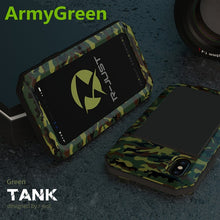 Load image into Gallery viewer, Heavy Duty Protection Doom armor Metal Aluminum phone Case for iPhone 11 Pro Max XR XS MAX 6 6S 7 8 Plus X 5S 5 Shockproof Cover
