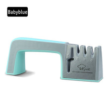 Load image into Gallery viewer, Knife Sharpener 4 in 1 Diamond Coated&Fine Rod Knife Shears and Scissors Sharpening stone System Stainless Steel Blades