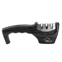 Load image into Gallery viewer, Knife Sharpener 4 in 1 Diamond Coated&Fine Rod Knife Shears and Scissors Sharpening stone System Stainless Steel Blades