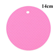 Load image into Gallery viewer, Kitchen Tools Gadgets 18/14cm Silicone Mat Heat Resistant Cup Mat Coasters Round Non-slip Table Placemat Kitchen Accessories M.