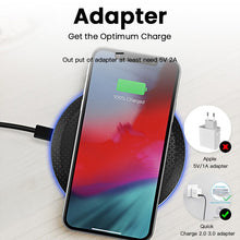 Load image into Gallery viewer, amzish 15W Fast QI Wireless Charger For iPhone 11 Pro 8 X XR XS Max 15W USB Quick Wireless Charging Pad For Samsung S10 S9 Note9