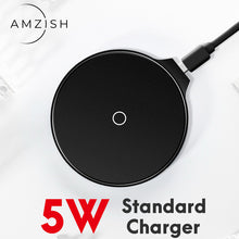 Load image into Gallery viewer, amzish 15W Fast QI Wireless Charger For iPhone 11 Pro 8 X XR XS Max 15W USB Quick Wireless Charging Pad For Samsung S10 S9 Note9