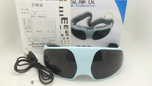 Load image into Gallery viewer, Rechargeable Electric Air Pressure Eye Massager Functions Wireless Vibration Magnetic Far-infrared Heating Usb Glasses