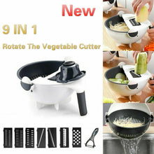 Load image into Gallery viewer, Multi-function Rotate Vegetable Cutter Portable Food Slicer Safe Grater Kit For Kitchen