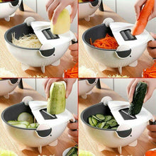 Load image into Gallery viewer, Multi-function Rotate Vegetable Cutter Portable Food Slicer Safe Grater Kit For Kitchen