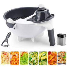 Load image into Gallery viewer, Multi-function Rotate Vegetable Cutter Portable Food Slicer Safe Grater Kit For Kitchen