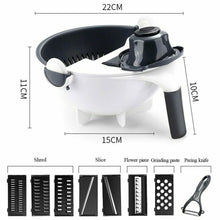 Load image into Gallery viewer, Multi-function Rotate Vegetable Cutter Portable Food Slicer Safe Grater Kit For Kitchen