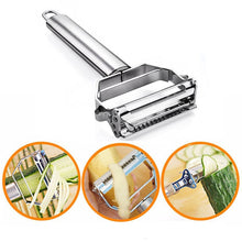 Load image into Gallery viewer, Potato Carrot Grater Slicer Vegetable Cutter Round Mandoline Slicer Stainless Steel Multifunction Chopper Blades Kitchen Tool