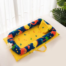 Load image into Gallery viewer, Baby Bed Portable Foldable Baby Crib Cartoon Kids Soft Cotton Nest Cradle Bedding Crib Child Nest Cotton Infant Travel Bed