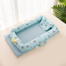 Load image into Gallery viewer, Baby Bed Portable Foldable Baby Crib Cartoon Kids Soft Cotton Nest Cradle Bedding Crib Child Nest Cotton Infant Travel Bed