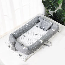 Load image into Gallery viewer, Baby Bed Portable Foldable Baby Crib Cartoon Kids Soft Cotton Nest Cradle Bedding Crib Child Nest Cotton Infant Travel Bed