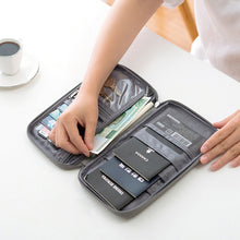 Load image into Gallery viewer, Family Travel Organiser Passport Document Holder RFID Cards Tickets Wallet Pouch Storage Bags