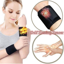 Load image into Gallery viewer, Wrist Support 1 Pair Magnetic Therapy Tourmaline Self-heating Wristband Sports Wrist Brace Belt Support Protector Sports Safety