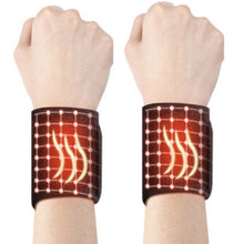 Load image into Gallery viewer, Wrist Support 1 Pair Magnetic Therapy Tourmaline Self-heating Wristband Sports Wrist Brace Belt Support Protector Sports Safety