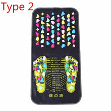 Load image into Gallery viewer, 4 Types Foot Massager Mat Reflexology Walk Relax Massager Stone Pain Relieve Leg Mat  Care Pad Muscle Stimulation Pad