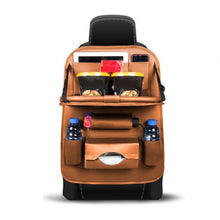 Load image into Gallery viewer, The New Durable Multifunction Foldable Adjustable Auto Car Backseat Snacks PC Storage Bag Sundries Organizer