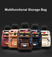 Load image into Gallery viewer, The New Durable Multifunction Foldable Adjustable Auto Car Backseat Snacks PC Storage Bag Sundries Organizer