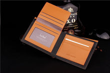 Load image into Gallery viewer, Classic Solid Leather Men's Wallets Purse For Man Striped Designer Male Credit Card Holders