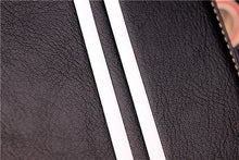 Load image into Gallery viewer, Classic Solid Leather Men's Wallets Purse For Man Striped Designer Male Credit Card Holders