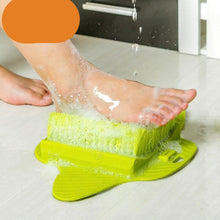 Load image into Gallery viewer, Bathroom Foot Brush Rub Feet Exfoliating Exfoliating Can hung With Suction Cup Soft Fur Foot Massage Brush Feet Cleaning Tools