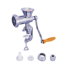 Load image into Gallery viewer, Aluminium Hand Operate Manual Meat Grinder Sausage Beef Mincer With Table top Clamp Kitchen Home Tool