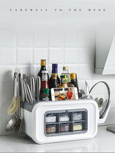 Load image into Gallery viewer, Spice Jars Spice Rack Spice Tins Spice Storage Jar Tins Pepper Seasoning Shakers Jars Seasoning Box Set Kitchen Tools